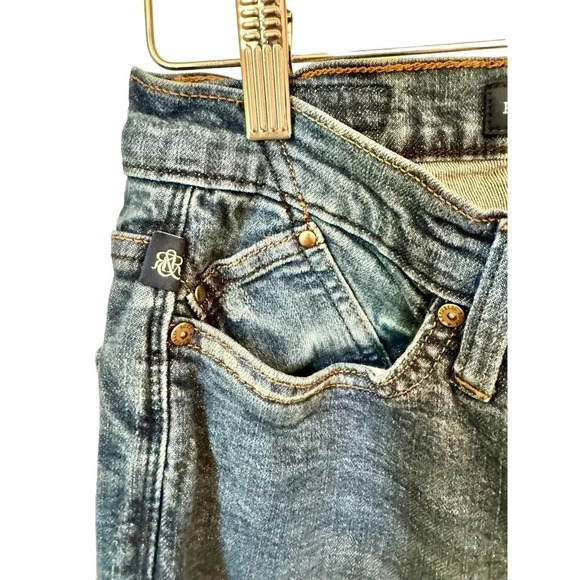 Rock & Republic Kassandra Distressed Studded Boot Cut Denim Jeans Women's SZ 6 - Picture 5 of 15